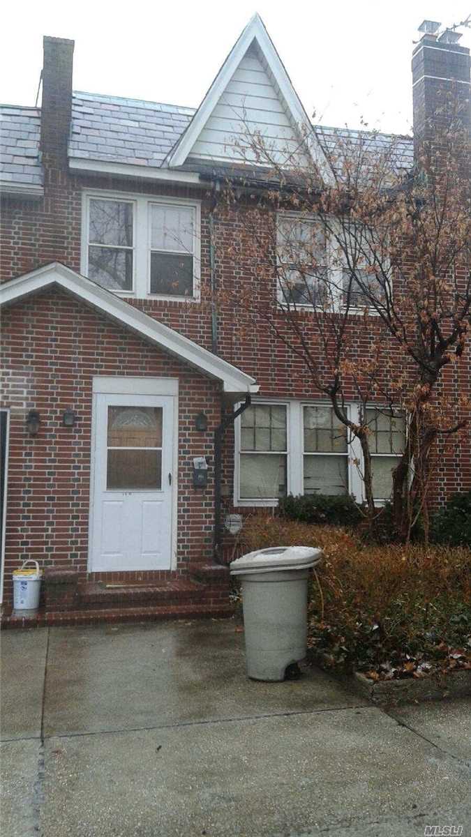 Attached Brick Home, Can Be Converted To A 2 Family And Extended. Separate Entrance To Walk In Basement All Mechanicals, Roof In Good Condition. Will Need Kitchen And Bath Updates. Excellent Investment In A Great Location. Please Verify All Information