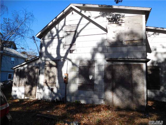 Location Is Close To All. 2 Story Cottage Needs Total Renovation. Presently Gutted. Repair Or Replace With A Modular Or Stick Built Home