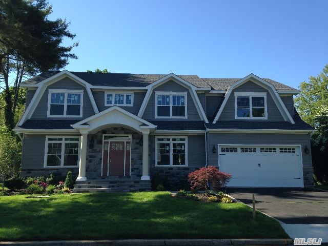 Unbelievable Value! New Price!New Construction N.Syosset!Exquisite 5 Bdrm/3.5 Bth Ctr Hall Colonial W/Wonderful Details & Craftsmanship! Dbl Hgt Entry, Open Layout W/Lvrm & Lg Fam Rm W/Fpl, Fdr, Gourmet Eik W/Gas &Granite Island, 5th Bdrm, 1.5 Bths, Pantry,  & Mudrm.Master Ste W/Huge Closet & Lux Fbth &3Lg Bdrms, Fbth & Laundry.9'Basement.Village Elem, Sw Mid School.Close To Lirr!