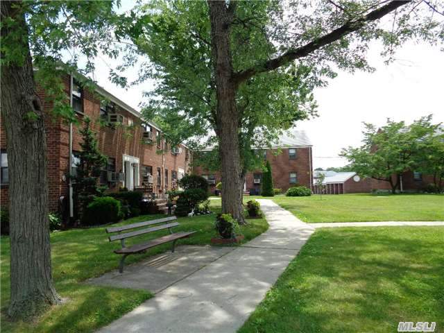 First Floor Extremely Bright Inside Court Apartment. Windows In Every Room, Quiet Location.  Apartment Now Vacant. Freshly Painted And Carpets Removed To Reveal Wood Floor In Living Room/Dining Room. Pristine Well Kept Apartment. Living Room And Bedroom Are Large. Ready For Quick Closing.