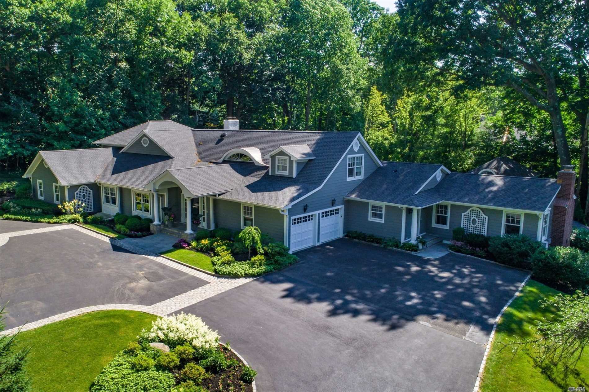 Updated 6000 Sq Ft 6 Bedroom, 3.55 Open Concept Home. Master Retreat (Approx 1200 Sq Ft) On First Floor. 1.46 Acres With Heated Gunite Pool, Pool House, Putting Green. 2 Gas Fireplaces. Mudroom/Laundry Room. Whole House Generator. 2018 New Roof And Hardie Board Siding