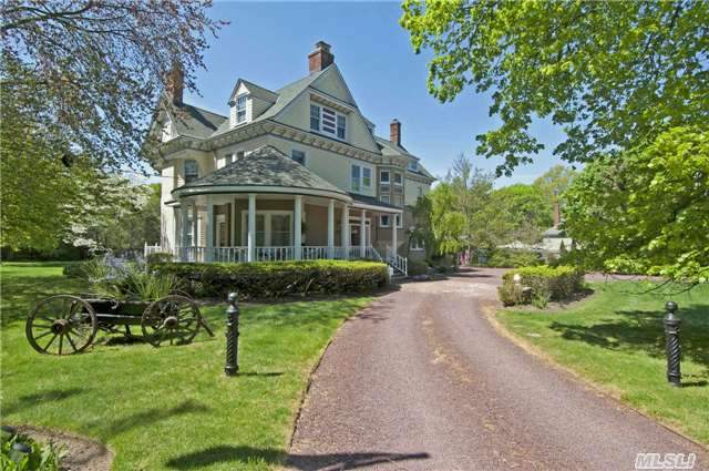 Step Back In Time Into Southmere One Of The Summer Cottages Built In 1890. Approx. 5000 Sq. Ft. Of Victorian Indulgence On 21, 838 Square Foot Lot, Measuring 117.20 X 186.28. Heating, Plumbing And Electric Are All Updated. Restored To Perfection Without Forfeiting Any Of The Ambiance Of This Chapter In Local History.