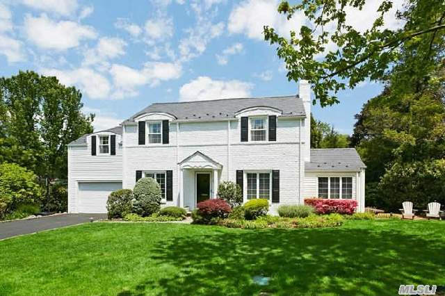 Classic Munsey Park Colonial With 4 Brs & 2.5 Bths On Quiet Street