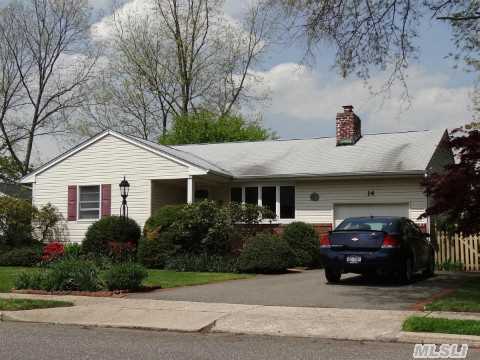 Spotless 3 Br Ranch On Tree Lined St. Lr W/ Fplc, Expanded & Updated Eik With Skylite, Hardwood Flrs Under Carpet, Andersan Bow Window, Updated Main Bath, Baylis Elementry School.