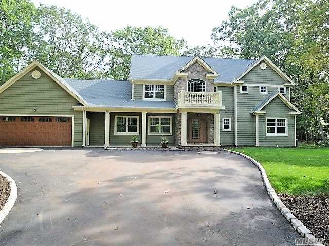 Location, Location In Heart Of Belle Terre Sits This Stunning 5Br, 2.5 Bath Brand New 3375 Sq.Ft. Post Modern W/10&rsquo; Ceilings W/Gourmet Eik W/Granite, Ss Appliances, Hardwood Floors Throughout, Dual Gas Fplc, Hi Hats, State Of The Art Baths, Master Suite W/Master Bath & Private Balcony, 2.5 Car Gar, Trex Deck, Famed Port Jeff Sd, Belle Terre Amenities & Beaches, A Must See!