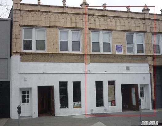 Store Front (18X70/Lot 18X100); Basement (18X70); Yard In Rear Of Bldg (18X30);   2nd Floor - 2 Apts.  (1 Bed/2 Bed).  Apts Fully Renovated In 2010;  Separate Meter - All Units Responsible For Their Own Utilities.   Commercial Space (New Tenant) Will Renovated.  Reno Will Include New Storefront,  Hvac,  Water Heater,  Landscaping).