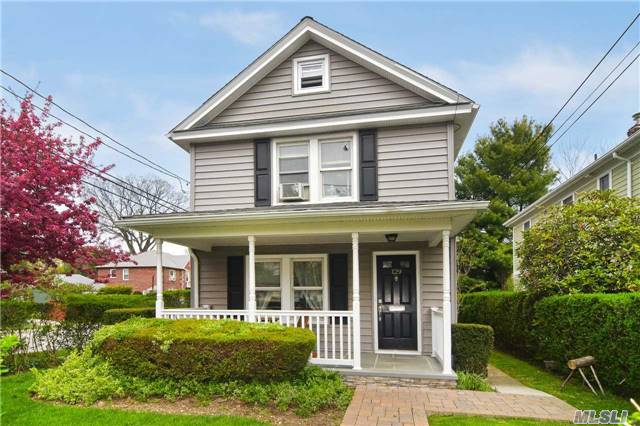 Lovely Front Porch Colonial, Features 3 Nice Size Bedrooms, 1.5 Baths, New Kitchen, Updated Bathrooms, Den/Office On First Floor. New Siding And Updated Electrical System. One Car Detached Garage. Central To Train, Schools And Town.