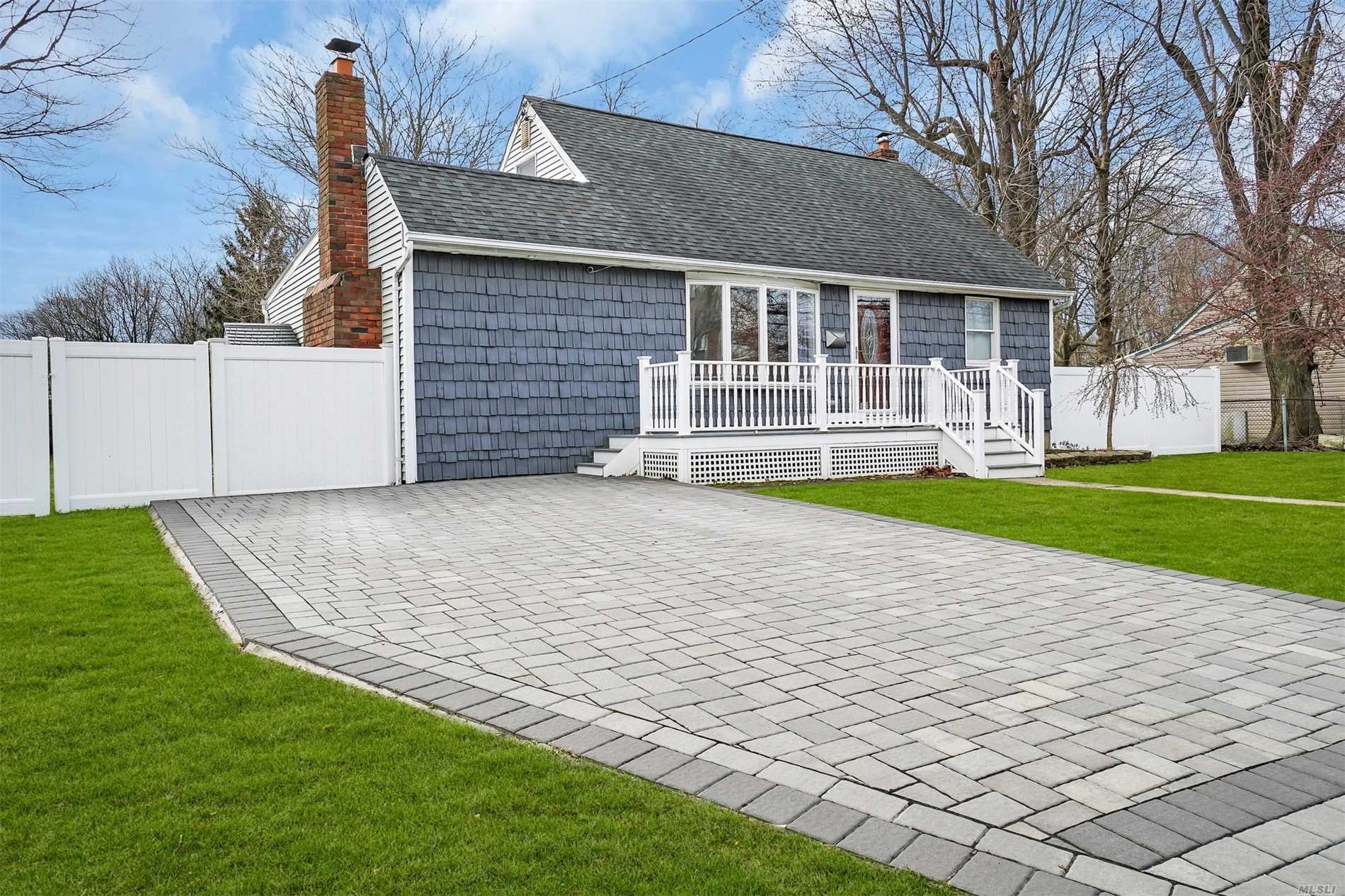 Gorgeous fully renovated in 2014 Cape Cod featuring New Kitchen with stainless steel and quartz counters, bamboo and porcelain floors, New Plumbing and Electric Throughout, 4o year Roof, CVAC, Cambridge Paver Driveway, PVC Fence, Trex Deck and Front Porch, New Sheetrock and Insulation, Fireplace insert, IG Sprinklers, Nest Connected Smart Home and so much more!- This is the one you have been waiting for!!!-