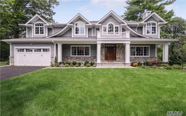 Pristine 2017 Hamptons Col, Stunning New 5400 Sf Home, 6 Brs, 5.5 Baths, Finest In Materials & Workmanship. Contemp & Trad Elements.1st Flr-Ef Oak Flr Is Herringbone Design. Fab. State Of Art Gourmet Kitchen-Thermodor Appliances, 2 Fpls, 2 Staircases, 2nd Flr: Mstr Ste W/Sit Area, Walk-In Closets, Marble Bth, 5 Ensuite Br. Heart Of East Hills W/Park Membership, .5 Hr To Ny