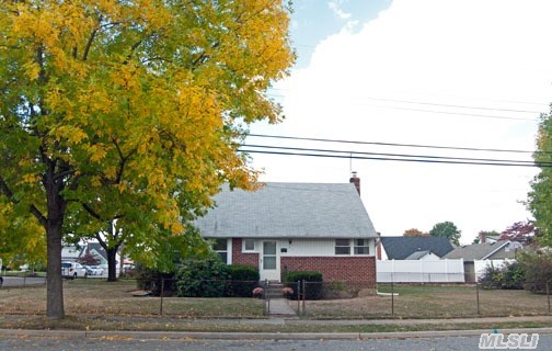 Bright And Sunny Center Hall Cape With Rear Dormer & Full Basement. Large Lot With Lots Of Yard Space On Dead End Street.  Bring Hammer,  Nails And Paint To Add Your Finishing Touches To Second Floor Bedrooms & Bath (Framing Is In Place For A 2nd Floor Bath).  Being Sold As Is. Taxes Do Not Reflect Star Exemption.