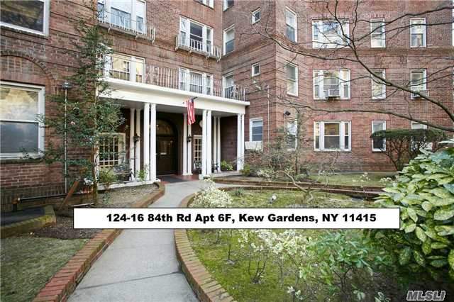 You Are Greeted By An Elegant & Well Managed Pre-War Building With Dual Elevators.Offering Almond Colored Wood Floors, Spacious Living Room, Dining Room & Kitchen, Lots Of Closet Space.Tons Of Curb Appeal, Small Garden, Modern Gym, One Block From Lirr, Near E, F Trains, Shops & More.Washer/Dryer In Building.Live In Super.Sublet Allowed Max 3 Yrs.Flip Tax $6 Per Share