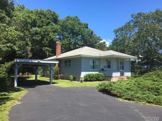 Quaint 3 Bedroom, 1.5 Bth Ranch Located On Quiet Dead End Street. Situated On .65 Acres, Steps Away From The Bay. Hardwood Floors Throughout And Wood Burning Stove To Keep You Warm On Those Cold Winter Nights. Home Has Tons Of Potential To Expand For Possible 2nd Story Water Views.