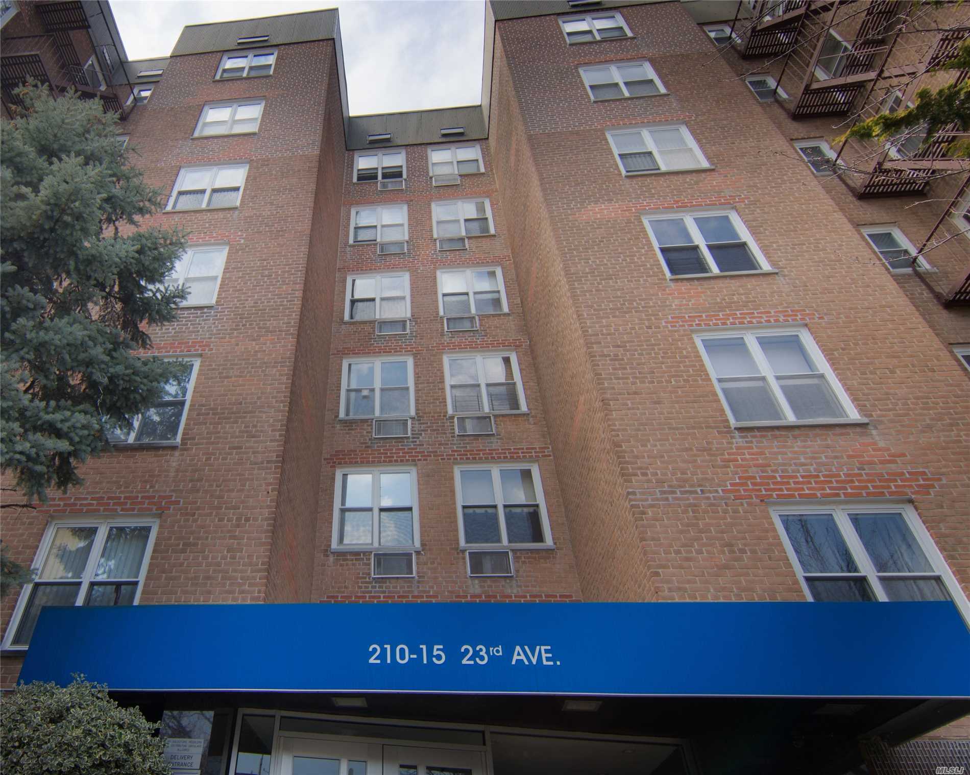 Bayside 2-Bedroom Co-Op.  Convenient All! Bus To Lirr, Subway, Flushing+ More! Multiple Express Bus Services To Nyc!