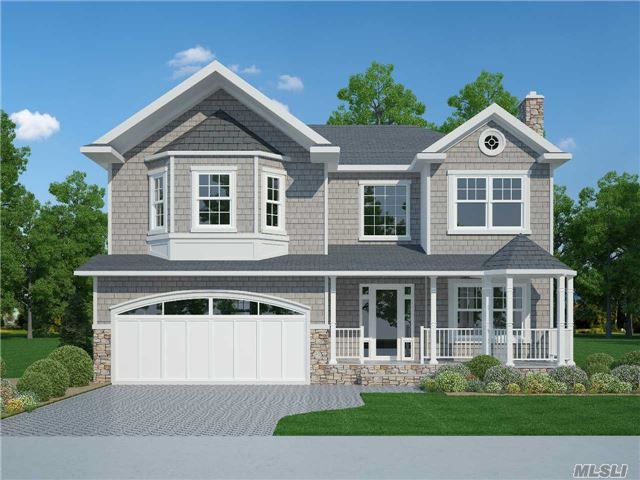 Can Be Customized, Spectacular 3100 Sqft New Construction, Facing South Ready To Move In Summer 2017, Syosset School Lovely 5 Bedrooms/3Fbaths, Guestroom In Entry Level With Full Bath, Cover Front Porch, 2 Car Garage. Spacious Layout, Designer Gourmet Eat In Kitchen, High End Finishes, Craftsmenship Moldings, Pampering Master Ste , Oversized Backyard, Desirable North Syosset Location.