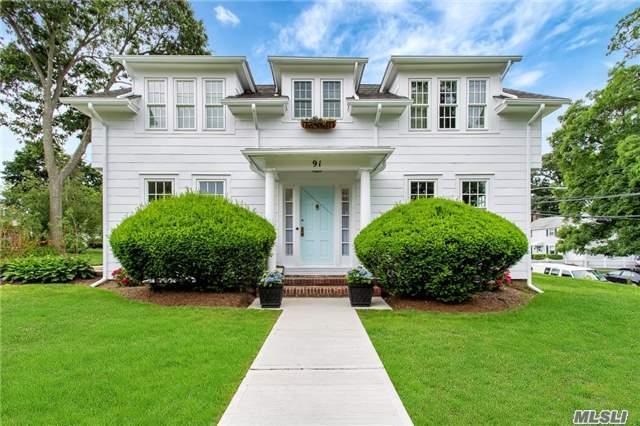 Classic 1923 4-Bedroom Center Hall Colonial, Situated On A Beautifully Landscaped 1/4 Acre. Fully Renovated With European High-End Design, This Pristine Home Offers A Large Sun-Drenched Living Room W/Marble Fireplace, Pella Windows, Updated Kit/Bth. Gas Heat, Gorgeous Hardwood Floors, Blue-Ribbon Award Winning Glenwood Landing Elementary, Part Of North Shore Schools.