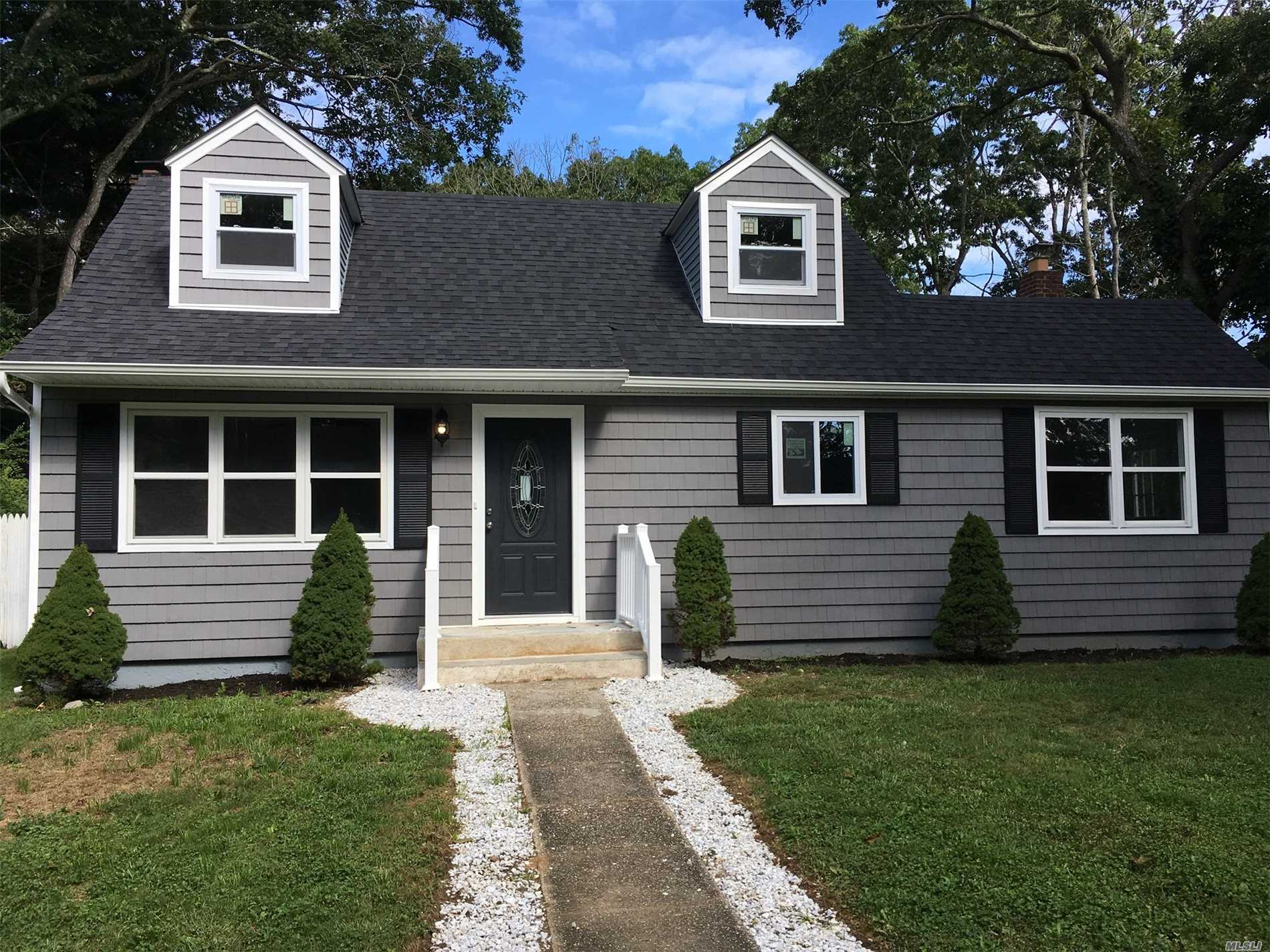 Move Right Into This Completely Renovated 4 Bd/2 Bth Cape Style Home. This House Offer New Roofing, Siding & Windows. As Well As Updated Electric And Heating. New Hw Floors, Updated Kitchen With Granite And Ss Appliances, And Two Updated Baths. There Is A Large Yard That Is Great For Entertaining. Must See!!