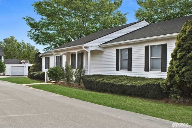 Bright And Airy 2 Bedroom,  2 Bath Free Standing Ranch Located In Colonial Village A 55+ Co-Op Community.  Large Living Room/Dining Area; Eat-In-Kitchen; Basement,  Attached Two Care Garage.  Convenient To All - Carefree Living On The North Fork!