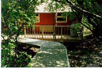 Original Beach House Location Is Private And Treed On A Large Lot, Lovely Setting. A 2 Minute Stroll To The Bay Or Ocean.