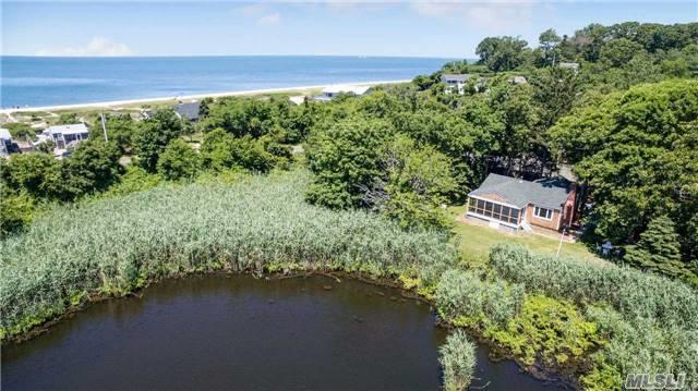 Enjoy Life In This Cozy Pristine Beach Cottage.Only Steps Away From One Of The Most Beautiful Sound Beaches-Mccabes Beach. Features 2 Brs And Screened-In Porch. This Wonderfully Situated Water-Front Cottage Is Ideal To Watch Beautiful Sunsets Over Lily Pond. Won&rsquo;t Last!
