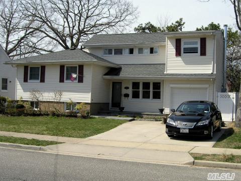 Beautifully Renovated 4 Level Expanded Split In Desirable West Farmingdale. H/W Flrs, Granite Counters, Ceramic Tile, 6 Rm Fans, Architectural Tile Roof, Vinyl Siding. Roomy Open Layout Is Great For Entertaining Inside & Out. Large Finished Basement W/Utility Area. Taxes Do Not Include Star Savings Of $1405 - Make This Your Next Home