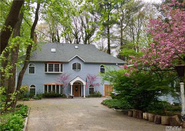 Gather All Of Your Loved Ones! Unique Oyster Bay Cove Compound Has A 4/5 Br Main House & A 2Br Guest Cottage. A Long Private Driveway Leads To This Newly Reno&rsquo;d Home W/Soaring 20 Ft Ceilings, Skylights Allow For Great Light, Lr/Din Rm W/Dual Fireplace, Granite Kitchen, Marble Baths. Workshop. Private 2 Acre Property W/Koi Pond & Waterfall. Motivated Seller! Also As Land