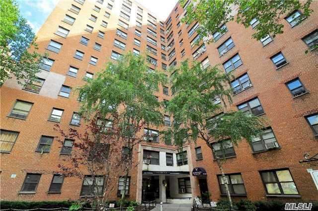 Sun-Drenched Unit W/ A Great Layout. Spacious Bedroom W/ Large Window, Plenty Of Closets. Fireproof/Soundproof Bldg. Low Maintenance Includes All Utilities. Steps To Queens Blvd & Trains.