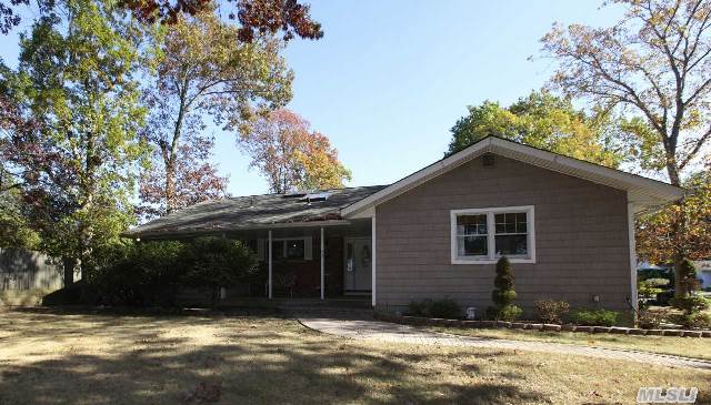 Spacious Ranch Featuring 2 Master Suites,  Eik W/Granite & Ss Appliances,  Renovated Bath,  & A Den W/Wood Burning Fireplace.  Finished Basement Includes Family Room With 2 Additional Rooms That Can Be Used As A Home Office And/Or Guest Room.  Minutes Away From Bethpage State Park With Scenic Bike/Hiking Trails,  Golf Course.  Taxes Being Grieved,  Current Star Exemption $1362