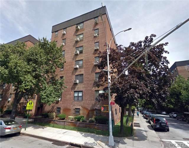 Sale May Be Subject To The Terms And Conditions Of Offering Plan. 2-Bedroom Coop, Full Bathroom, Eat-In Kitchen, Nice Living Room On Sixth Floor. Building Elevator In Excellent Condition. Corner Apartment. Garage Parking: $45 (Need Waiting After Application).