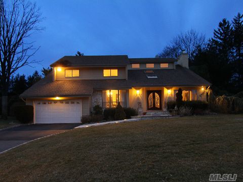 Majestically Situated, 5 Br, 4.5 Bath Colonial. Brand New Stone Walkway, Double Front Door. 2 Story Vaulted Entry Foyer. Bright, Open Floor Plan Perfect For Entertaining. Full, Fin Bsmt. In-Ground Heated Pool, Built-In Brick Bbq. 