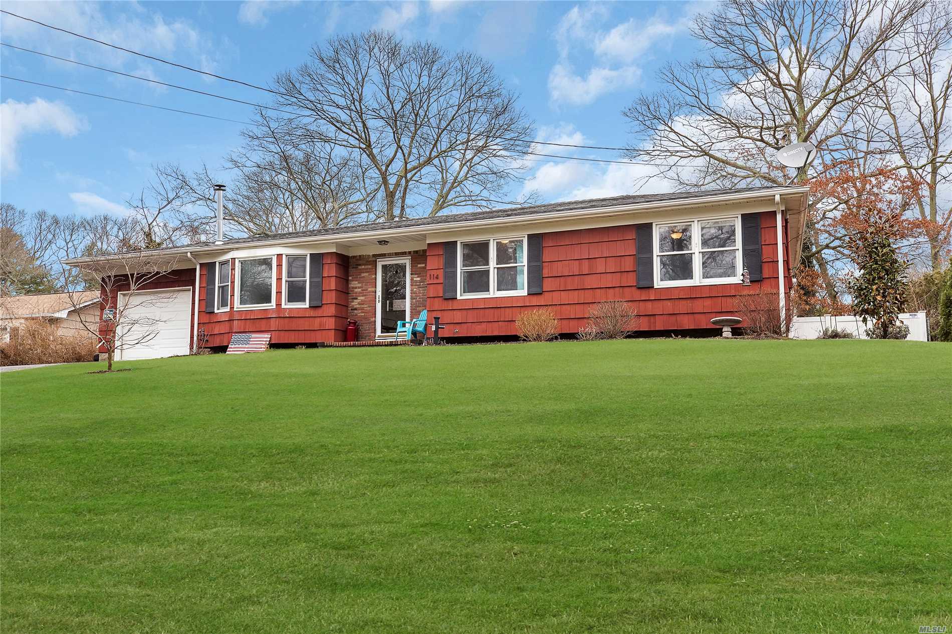 Adorable, Turn Key Ranch. Open Floor Plan, Hardwood Floors Throughout, Granite Counter Tops In The Kitchen, Pellet Stove In The Living Room And 2 Brand New Updated Full Baths. One Car Garage, Full Basement And Nice Sized Backyard. Don&rsquo;t Miss It!