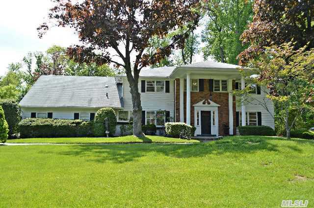 Majestic Center Hall Colonial Located In   Prime Village Of Kings Point.  On A Gorgeous Flat Acre.  Magnificent New European Designer Kitchen With Top Of The Line Appliances Is Incredibly Special For The Discerning  Eye.