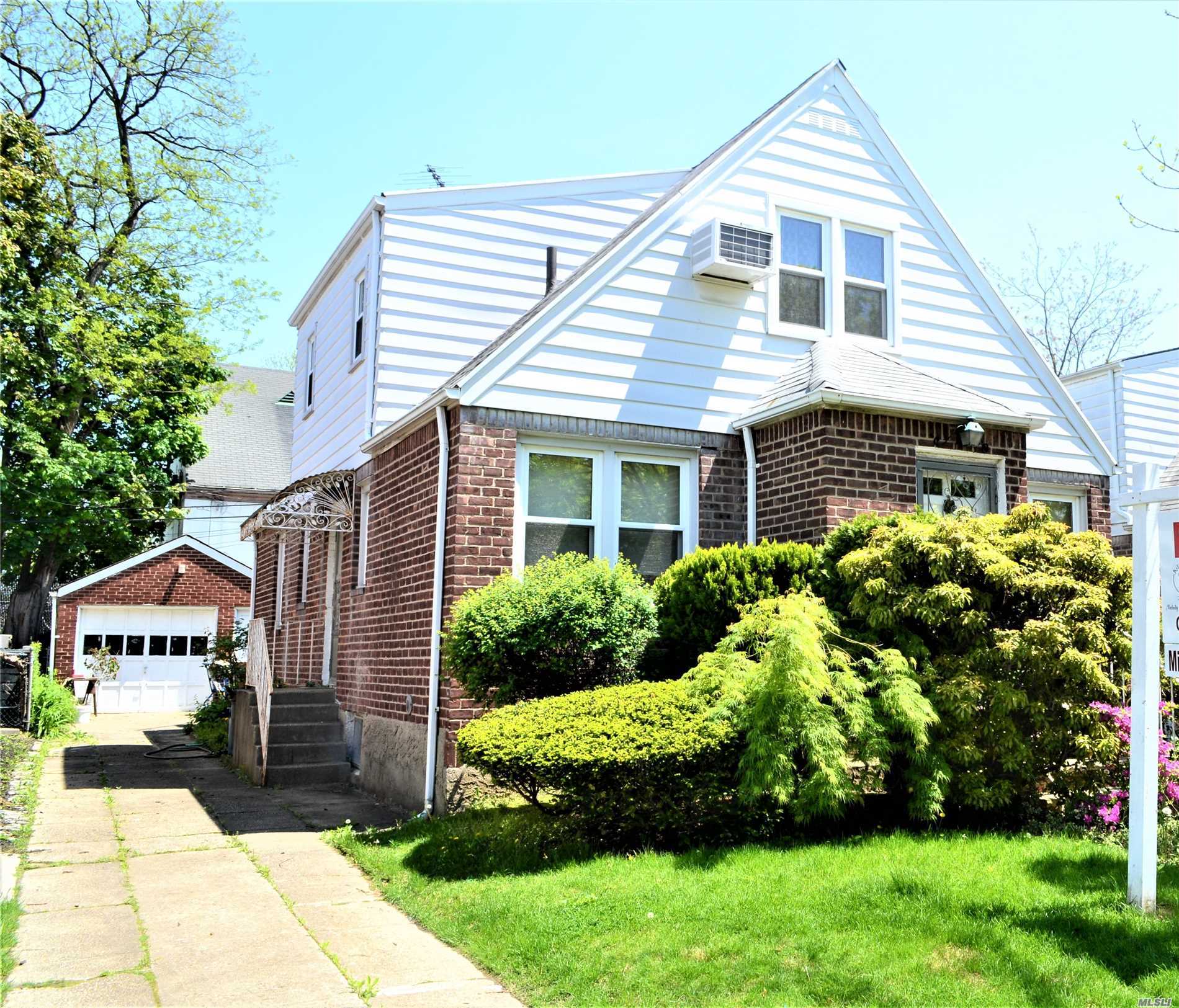 Lovely Cape, Perfectly Positioned On A 40 x 100 Lot In One Of The Most Desirable Sections Of Fresh Meadows In 26 School District And It Offers 4 Br, Lr, Dr, 2 Bathroom, And A Full Finished Basement With A Family Rm And Storage Rm. 5 Min To Q 17, Q 30 &Q 88 Buses.