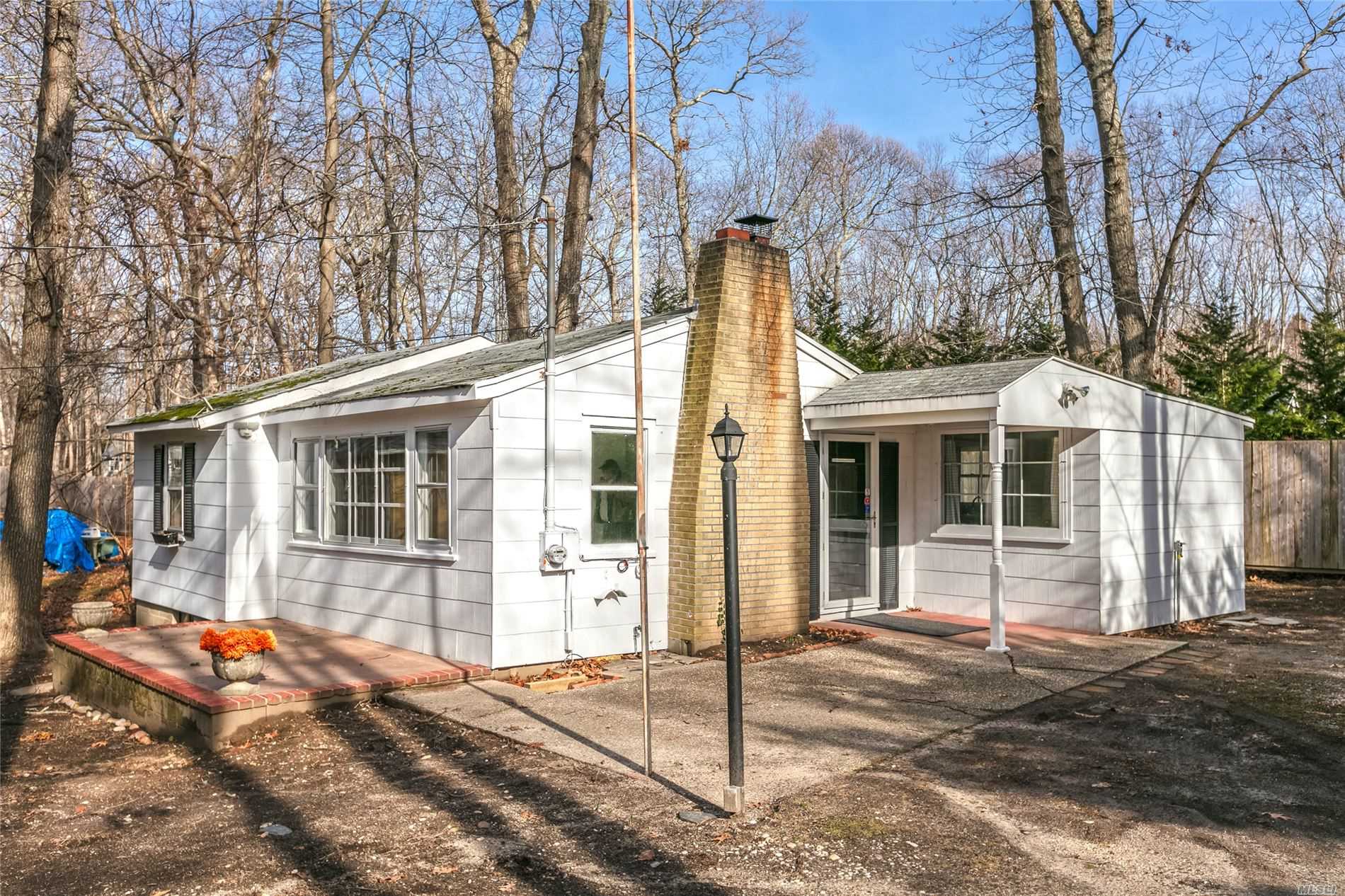Come view this cute-as-a-button North Fork getaway, quietly tucked away in the woods near the east end of Great Hog Neck. There&rsquo;s a beautiful private beach for the Paradise Shores community at the end of the lane. Don&rsquo;t miss out!