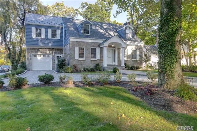 Great Neck.Totally Renovated From Top To Bottom In 2016, This 4 Bd 2.5 Bath Home Is Move-In Ready. Circular Driveway Leads To A Stately Colonial Featuring Lr With Frpl Adjoining A Family Room + Glass-Walled Dining Area, Fdr, New Kitchen With S/S Appliances And New 1/2 Bath. Upstairs Mbd Suite Has New Bath, 3 Bds + Full Bath. Finished Bsmt, Deck, New Roof And Extras Galore.