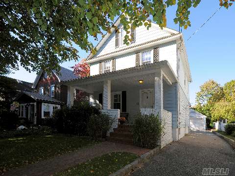 Beautiful Front Porch Colonial On A Wonderful Street. Gourmet Kitchen W/Viking Range, 2 Full & Renovated Bathrooms. Three Br's Plus Finished Attic & Basement. Fireplace. Garage. Less Than A Mile To Train, Main Street And Schools. 