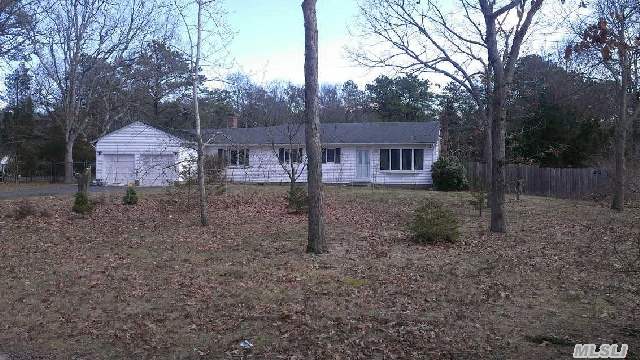 Huge Property At 1.5 Acres 4 Bedroom Ranch With All The Rooms And A 2 Car Garage!  Sold As Is,  Cash Offers!