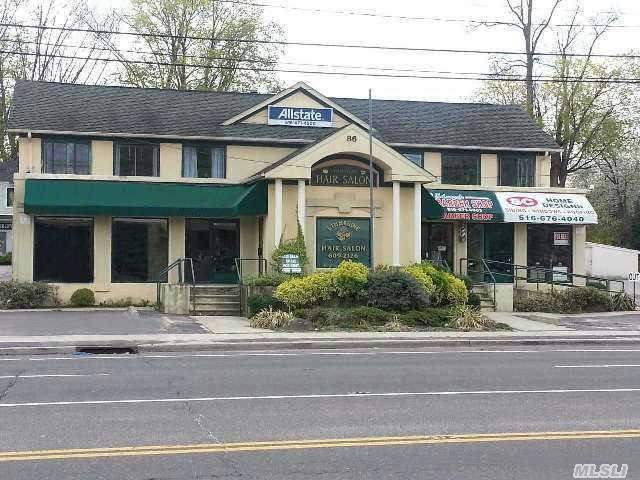 Great Brick Building For Sale On Main Road In The Heart Of Glen Cove. Hi Visability And Traffic Area. Move Your Business Here. This Building Has 7 Rentals 5 Rented At $8525.00 Plus 1 Vacant And The Owner Of Building Rent Not Included, But Willing To Stay And Pay Rent..... Nows The Time To Make An Appointment To See This Updated Building....