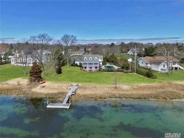 Location, Location, Location! Traditional Cape Cod Perched On 1 Ac With 200 Ft Of Frontage On Jockeys Creek In Southold! Sw Pool, Outdoor Kitchen, Screened In Porch, Dock, 4Bd, 4Ba. Close To All The North Fork Has To Offer.