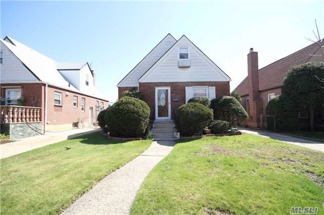 Bayside Hills, Detached Brick Cape In Move In Condition. 1-Car Detached Garage. Full Finished Basement. Zoned For Ps 203 And Jhs 074. Easy Access To The Lie. Close To The Q30 Bus.