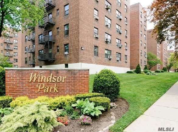 Sunfilled One Bedroom In Sought Out Windsor Park Coop- Conveniently Located And Low Maintenance Make This A Must See. Enjoy The Amenities Of The Onsite Pool And Tennis. 24-Hour Security. Reserved Parking Available. Walkt To Q 27 , Q88 And Express Bus To Manhattan. Across From Shopping. Won&rsquo;t Last!