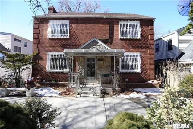 Beautiful One Family Brick Home. Fully Renovated. 1st Flr Feat; Living Rm W/Fireplace, Formal Dining Rm, Eat In Kitchen W/Stainless Steel Appliances, & Half Bth. 2nd Fl Feat: Spacious Master Br W/Full Bth, 2 Brs W/Built In Closets & Plenty Of Sunlight, & Additional Bathroom. Finished Basement W/Laundry Rm, & Full Bth. Private Drive Way & Backyard Fits Up To 8 Cars.