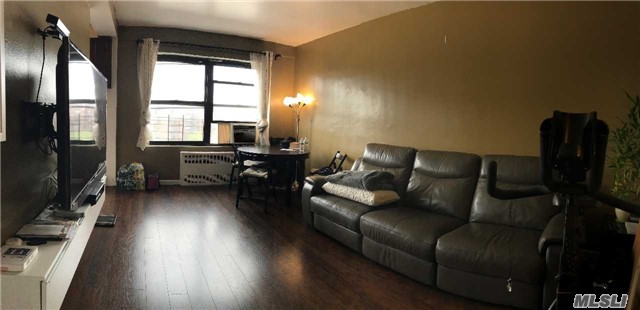 Spacious 1 Bedroom Coop On High Floor In Well-Maintained Elevator Building With Live-In Super. Unit Has Plenty Of Light With A S/Sw Exposure. Plenty Of Closet Space W/ Walk-In Closet In Bdrm, Wood Floors & Updated Appliances. Maintenance Incl All Utilities. Laundry On Premises, Parking Available As Of Now. Close To All Shopping, Transportation And Schools.