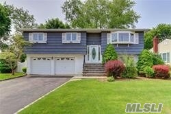 Wideline Hi-Ranch on Cul-de-Sac Features All Large Rooms! Updated Windows, King MBR en Suite, Central Air Conditioning, Oak Floors, New Boiler, In Ground Sprinklers in Oversized Yard and More! Many Possibilities with this Size Home! Convenient to LIRR, Parkway, Seaford Oyster Bay Expressway, Bethpage Park & Town!