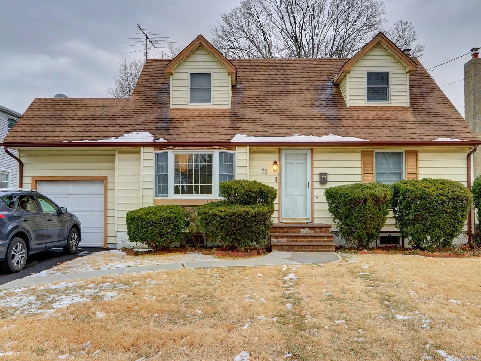 Charming Cape In Desirable Massapequa Park! 4 Bedrooms, 1 Bath, Living Room, Dining Room, Kitchen, Beautiful Hardwood Floors Throughout! Full Basement, Private Yard, Quiet Street, Close To All! Don&rsquo;t Miss Out On This Wonderful Home!