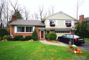 Lovely Split Level On One Of Flower Hill Port Washington's Most Impressive Streets.  This Home Offers Lr, Dr, Gourmet Eat In Kitchen, Master Bedroom W/ Master Bath, Two Additional Bedrooms W/ Bath, Den Leading Out To Very Deep Backyard, Half Bath And Finished Basement W/ Laundry Room And Utility Room.  Property Size Is 100X187.  Port Washington Schools - Salem Elementary. 