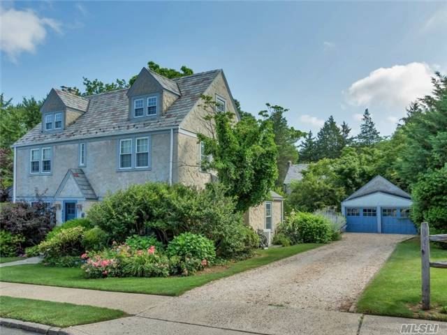 Charming, Impeccably Renovated 1928 Colonial Set On Park-Like 100 X 100 Grounds.English Style Garden W Flowering Specimen Trees.Pristine Hardwood Floors & Vinyl Windows Throughout.1st Fl Features Magnificent European Cook's Kitchen W Sub Zero Frig, Marble Tops, Imported French Stove, Walk-In Pantry & Powder Room, Elegant Dining Rm, Living Rm W Fireplace & Den.Great Neck South Sd