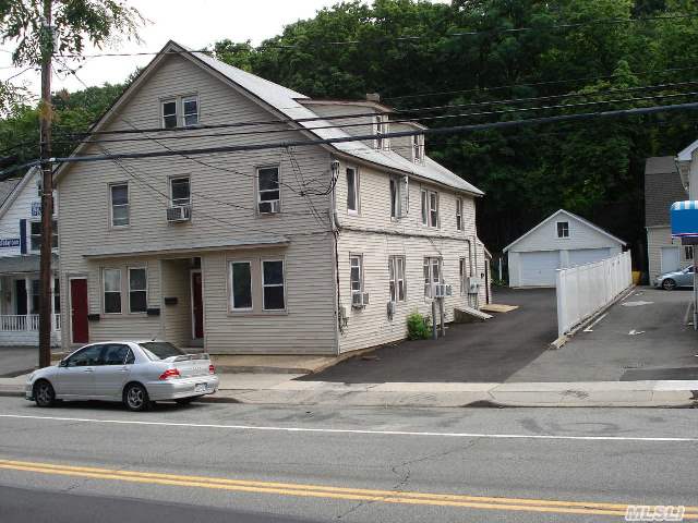 3 Family Apartment House Located On Rte106 In Commercial Gb Zone,  Great Commercial Location For Contractor Business Owner With Commercial Vehicles. High Visibility For Signage,  Convenient To Major Highways. Tax Reduction Approved To Take Effect 10/14. New Paved Parking,  Garage Doors,  Upgrades To Windows Fire Alarms.