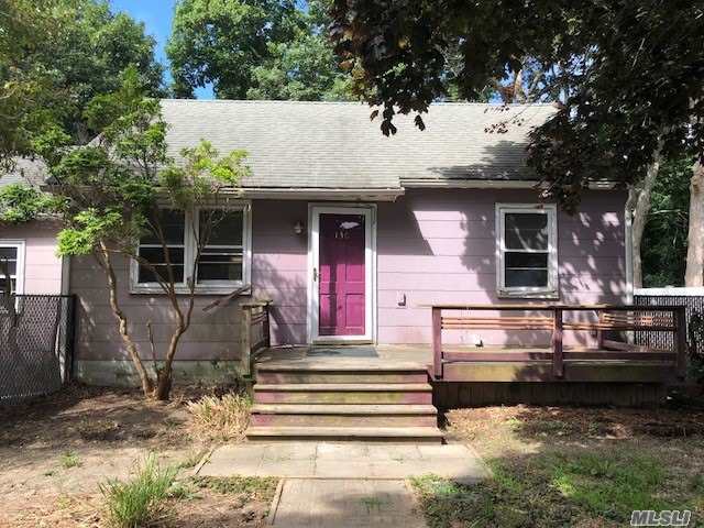 Sold As Is. Cozy 2 Bedroom 1 Bth Ranch W/Large Living Area And Covered Back Porch. Nice Size Yard And Close To County Beaches. Why Rent When You Can Own! Don't Eye Ball! Come See For Yourself!