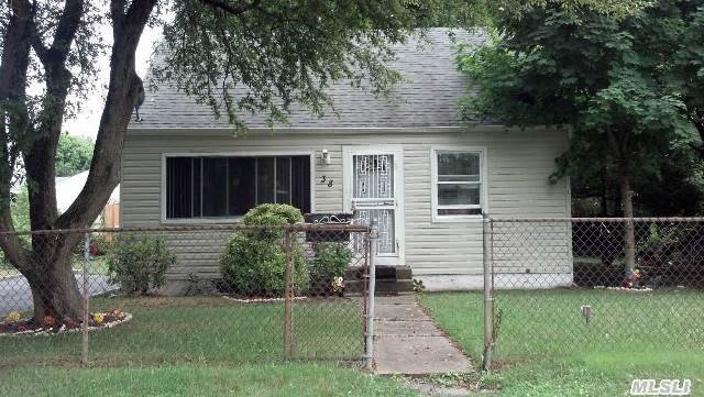 Excellent Curb Appeal! Spacious 4-Bedroom Cape W/ Full Basement That's Part Finished With Outside Entrance. Hardwood Floors Throughout-Fully-Fenced Property. Updated Roof & Vinyl Siding, New Heating System. This Is A Conventional Sale - Not Short Sale Or Foreclosure. Interior Needs Some Tlc But You Can Own This Home For Less Than Rent Today!!