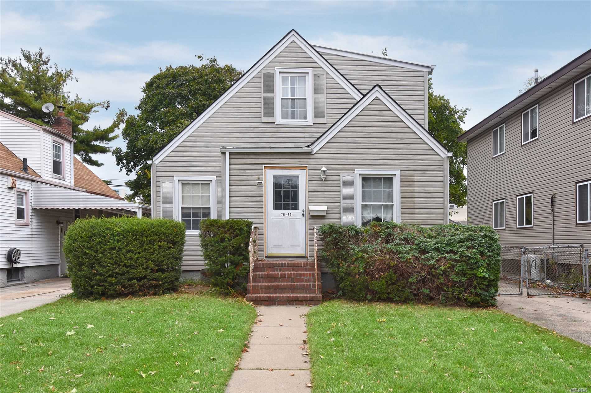 Looking for the perfect dormered cape ready for your own personal touches? Located mid-block, on a tree-lined street, is this 4 bedroom, 2 bathroom 1800SqFt gem on a 40X100 lot. 1st floor features a large living room, dining area, full bathroom, generously sized bedroom + first-floor master bedroom. The second-floor contains 2 spacious bedrooms and another full bath. Full part-finished basement with laundry, utilities & storage. Private driveway. Located near shopping, dining, hospitals & more!